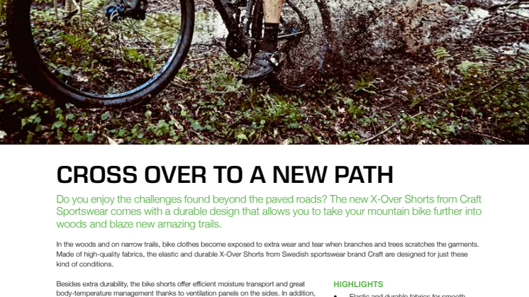 Cross over to a new path