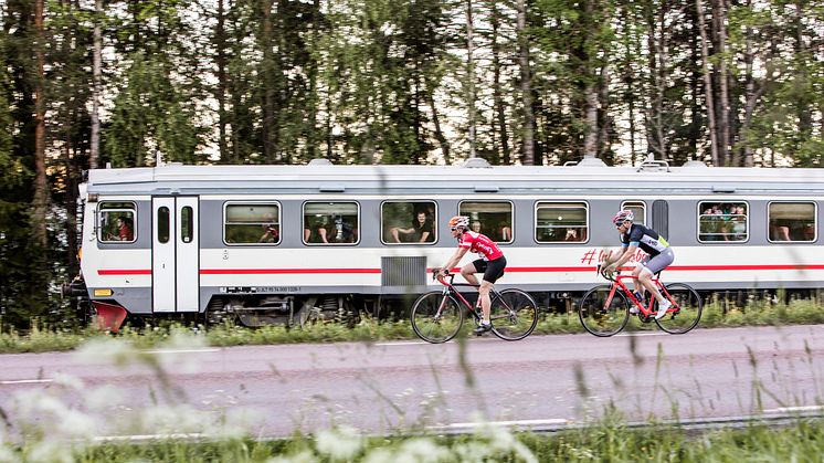 Cykla mitt i äventyret