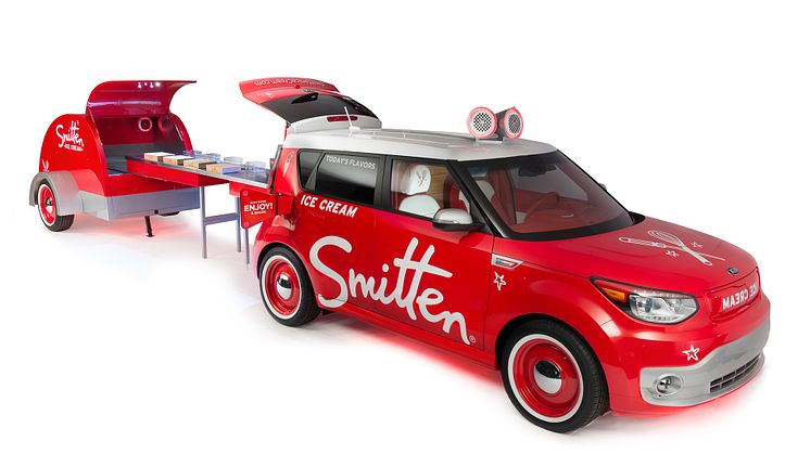 Kia Soul EV som glassbil