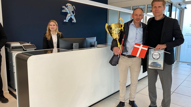BILHUSET KØGE ER KÅRET TIL ”ÅRETS PEUGEOT-FORHANDLER 2022”