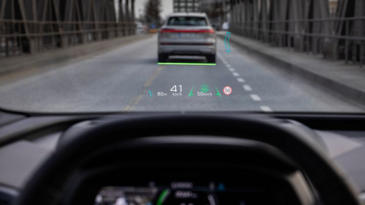 Audi Q4 e-tron augmented-reality-head-up-display