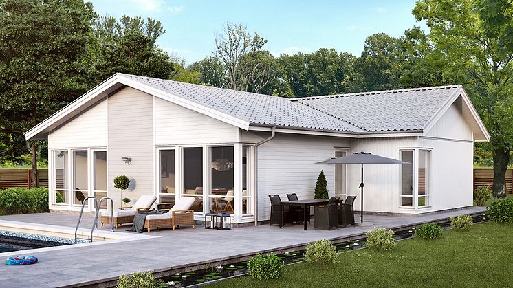 Villa Lövhem från Götenehus med coviva från Hager, en enkel och modern lösning för Smarta hem