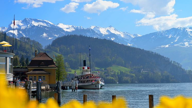 Ostersonntag auf dem Dampfschiff Uri (Luzern-Vierwaldstättersee) © Christian Perret/SGV