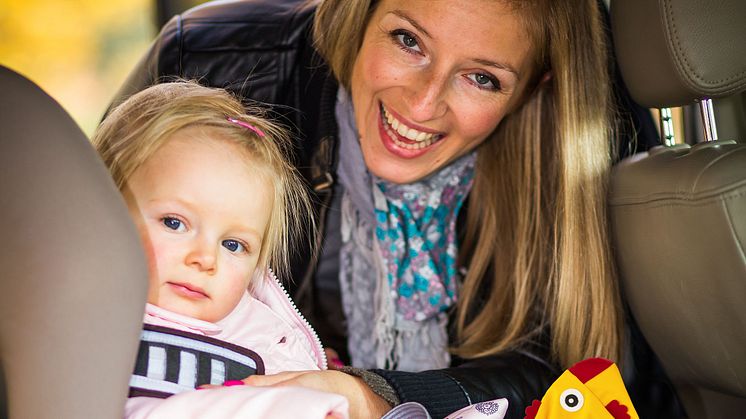 Baby Shoe Friends i bilen