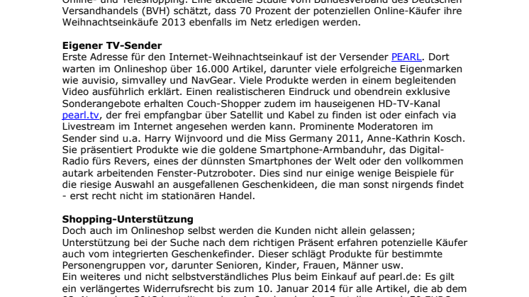 Garantiert stressfreies Geschenke-Shoppen kurz vor Weihnachten