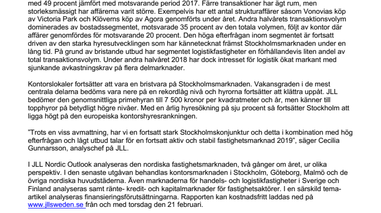 Fastighetsmarknaden är fortsatt stark