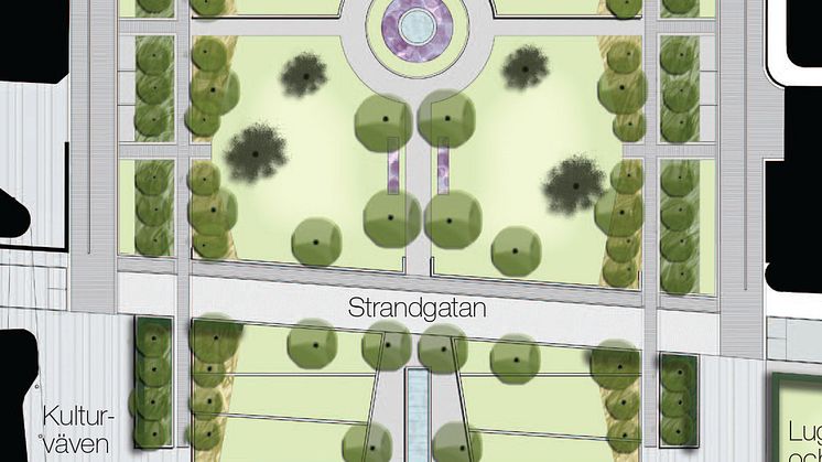 Nu startar ombyggnaden av Rådhusparken etapp 2