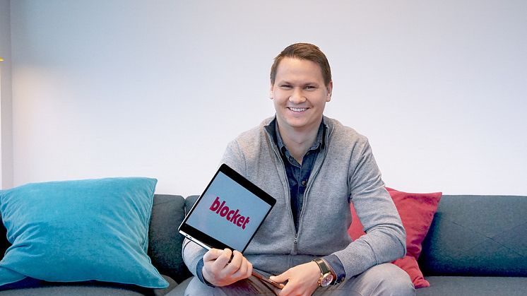 Tero Marjamäki, pressansvarig Blocket