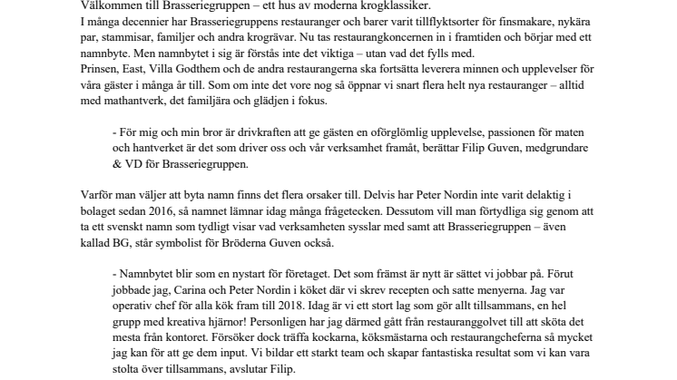 PDF Brasserie Group blir Brasseriegruppen
