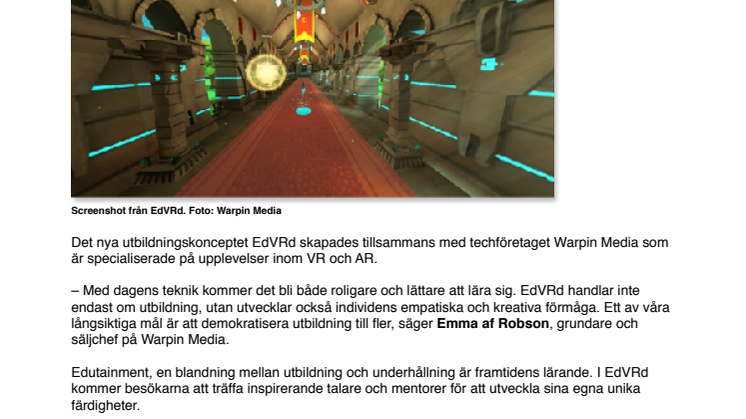 Andreas Carlsson startar utbildningsplattform i Virtual reality 