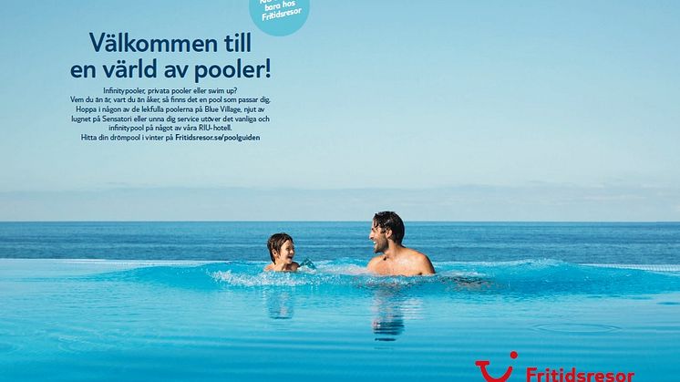Poolfokus i Fritidsresors vinterkampanj