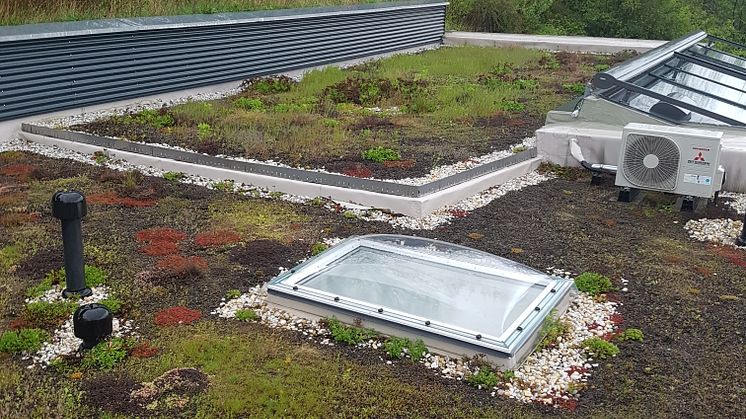 Der Sanierungspreis 17 Flachdach geht an Timo Markert Dachbau:  Integration in die Hanglage, viel Tageslicht und individuelle Lösungen. Das Ergebnis der Sanierung einer Villa in Veitshöchtheim überzeugte die Jury.