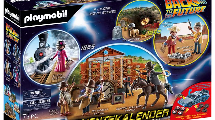Adventskalender "Back to the Future Part III" von PLAYMOBIL (70576)