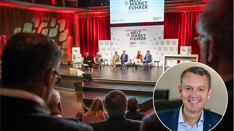 Christoph Werner auf dem Gipfeltreffen der Weltmarktführer in Schwäbisch Hall