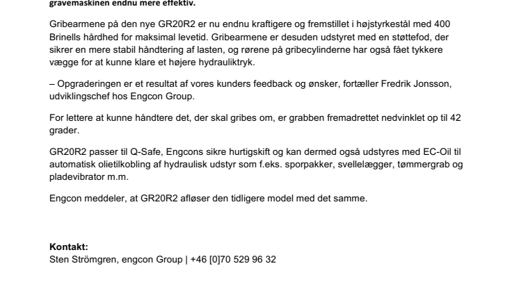 Engcons jernbaneklo bliver nu endnu kraftigere