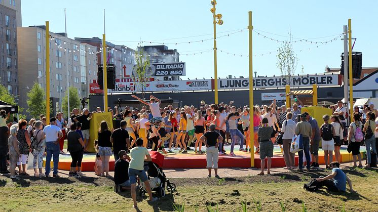 Nu dansar vi in Göteborgs nya dansbana