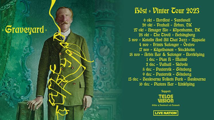 GRAVEYARD AKTUELLA MED TURNÉ OCH NYTT ALBUM I HÖST