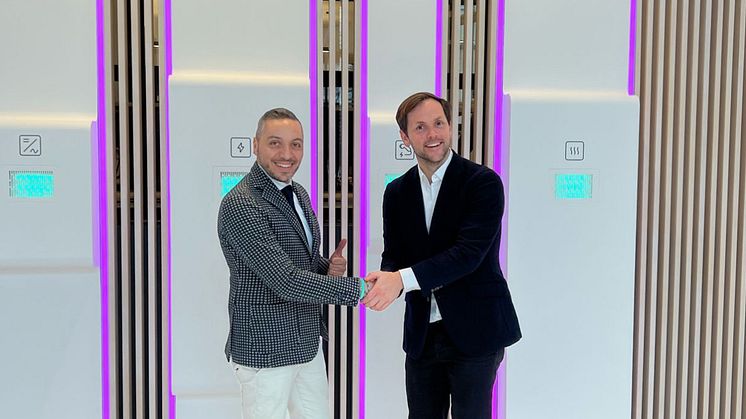 Vincenzo Ferreri, CEO 1KOMMA5° Italien och Philipp Schröder, CEO och grundare av 1KOMMA5°