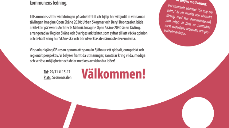 Pressinbjudan: Översiktsplan 2040 startar