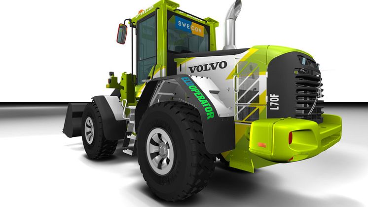 Volvo L70F Green Racing - illustration