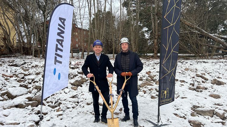Titania och K-Fastigheter byggstartar 74 lägenheter i Vallentuna
