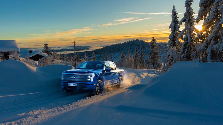 Ford F-150 Lightning Norge vinter 2023