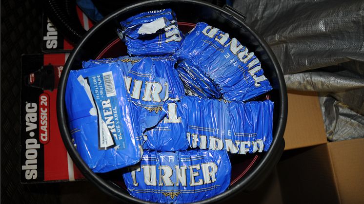 Tobacco inside a hoover