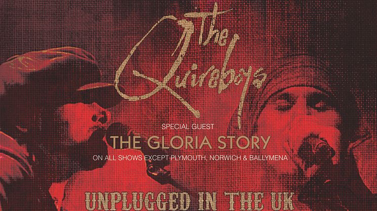 The Gloria Story öppnar för The Quireboys och åker på  Englandsturné.