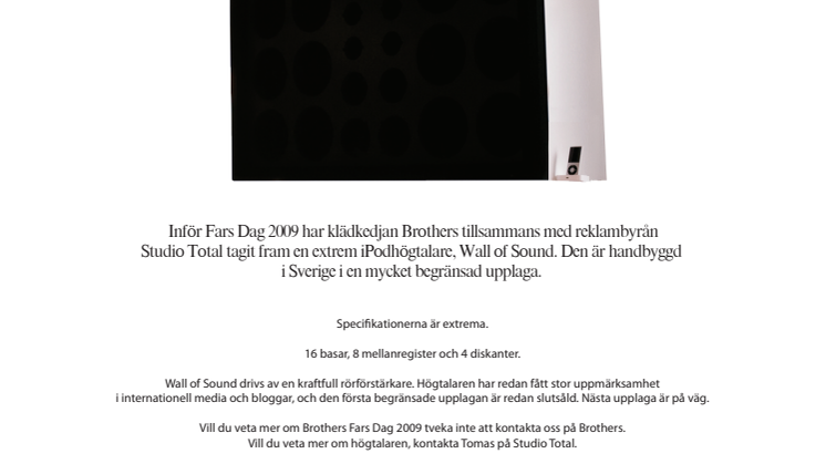 WOS: Världens kraftigaste iPodhögtalare!