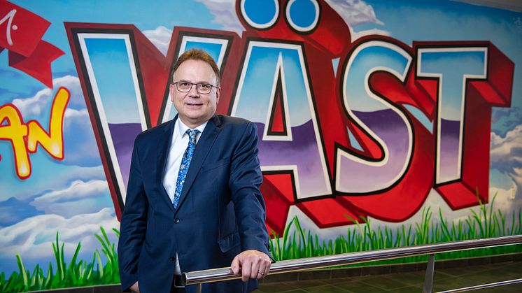 Martin Hellström, rektor vid Högskolan Väst. Foto: EngFoto