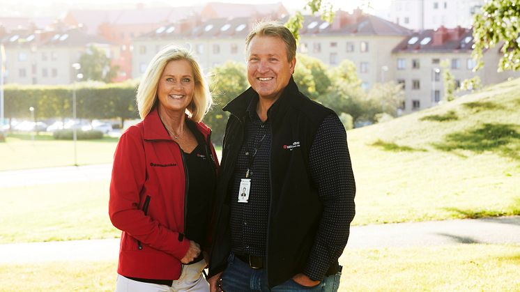 Marie Noaksson, Marknadskoordinator Anders Blomén, Fastighetsingenjör Möndalsbostäder