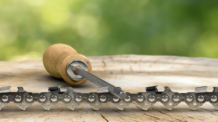Den sekskantede (heksagonale) formen på Hexa-filen er perfekt tilpasset skjæretennene på sagkjedet 3/8" Rapid Hexa. Med STIHL Hexa skjæresystem, det første i sitt slag, kan også mindre erfarne brukere enkelt slipe kjedet i en perfekt slipevinkel.