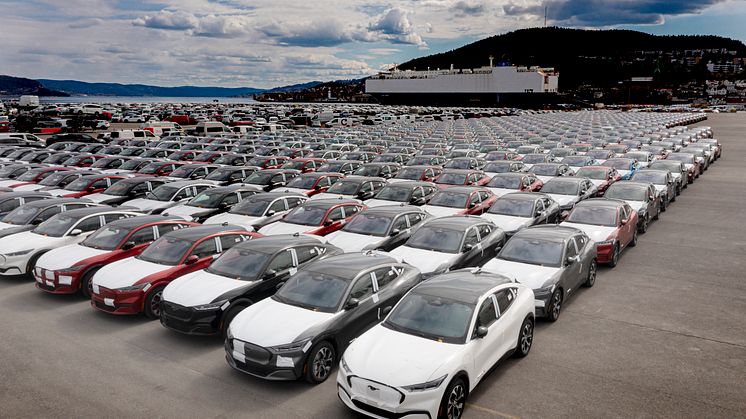 Mustang Mach E Drammen havn 2021