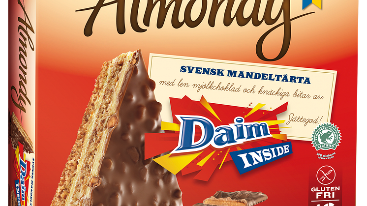 Almondys tårtor får en ny och kaxigare kostym
