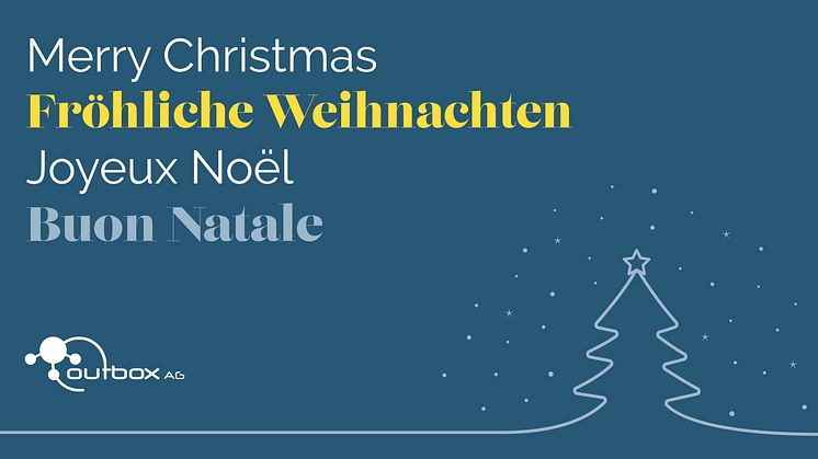 outbox AG wünscht frohe Weihnachten - Merry Christmas