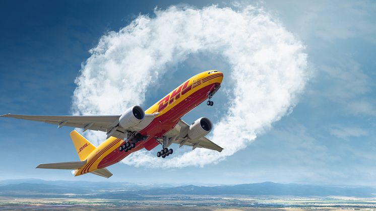 DHL Express inngår historisk store avtaler på mer enn 800 millioner liter bærekraftig flydrivstoff