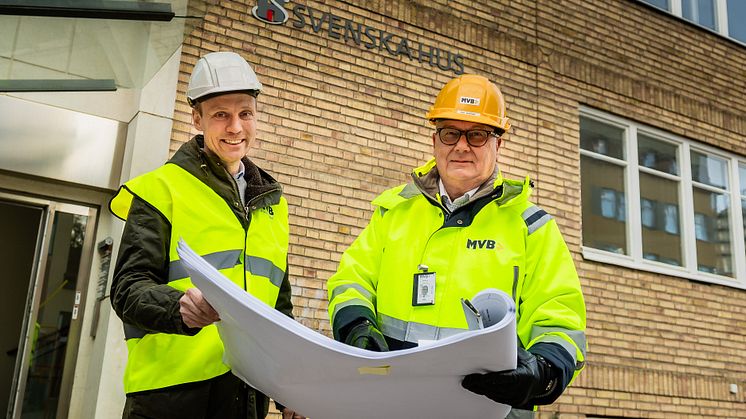 Byggstart för koncernsamarbete när industrifastighet blir flexibla kontorslokaler i Hammarby Sjöstad