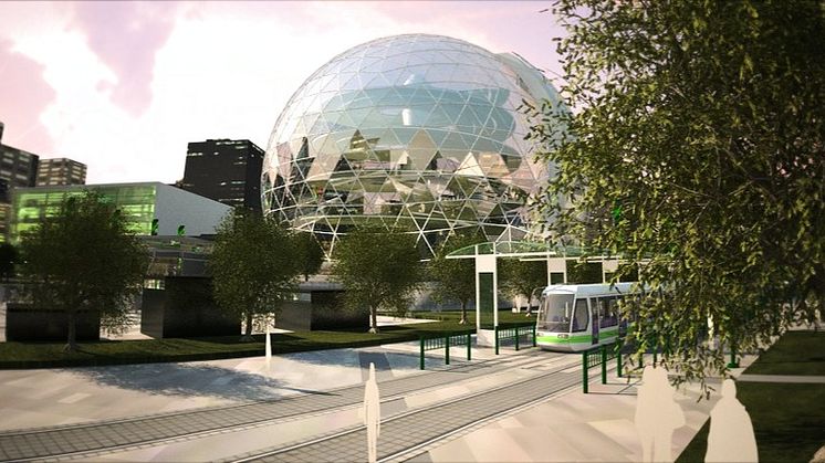 The Plantagon Greenhouse for vertical farming (23 sec. animation) 