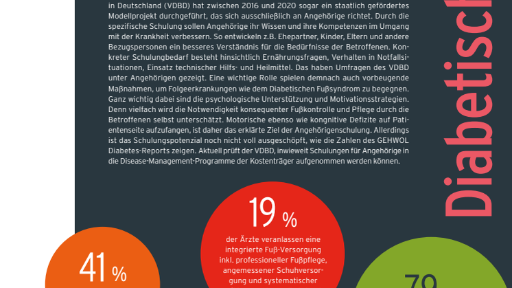 Diabetischer Fuß: Angehörige in die Beratung einbeziehen