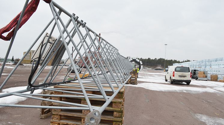 Smålandshamnar Oskarshamn - Först i Sverige med Titan LED mastbelysning