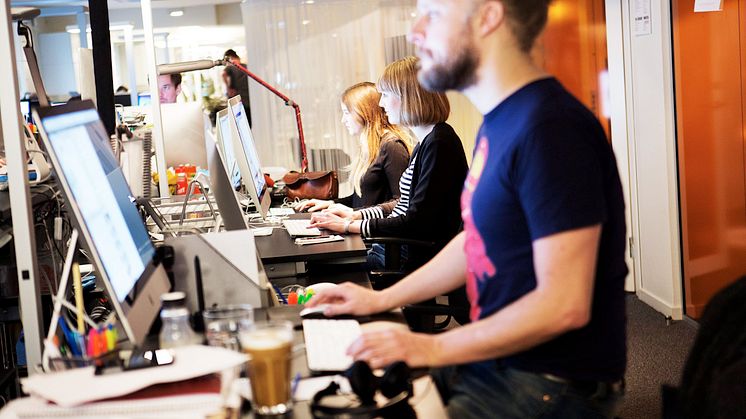 Direktpress editorial office in Stockholm
