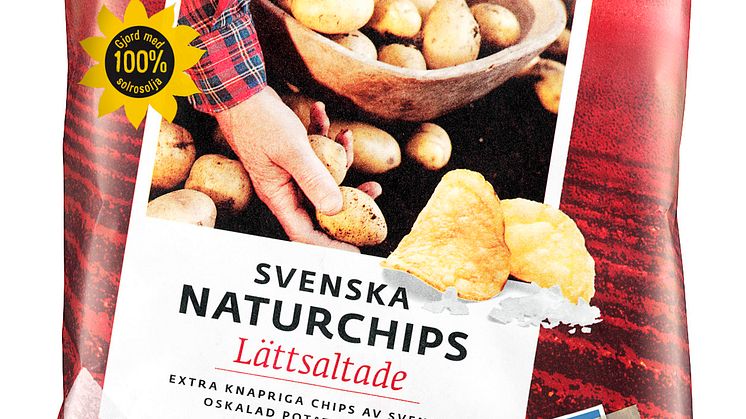Svenska Naturchips, Lättsaltade