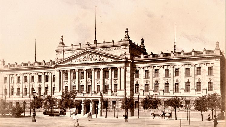Das Augusteum Leipzig nach seiner Umgestaltung Ende des 19. Jahrhunderts - Foto: Julius Berndt