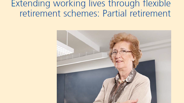 Extending working lives through flexible retirement schemes