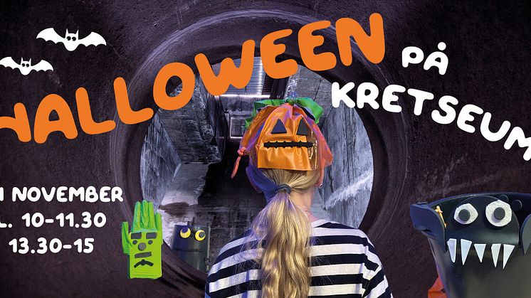 Första dagen på läslovet håller Kretseum öppet för läskigt skapande