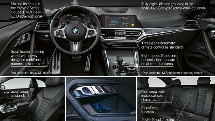 BMW 2-serie Coupe - Highlights interiør