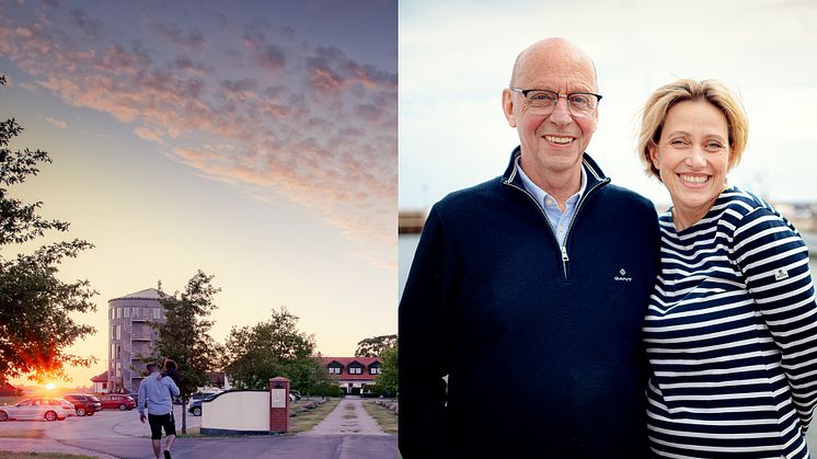 Hotell Mossbylund utanför Abbekås vid den skånska sydkusten drivs av Peter och Ingrid Svensson.
