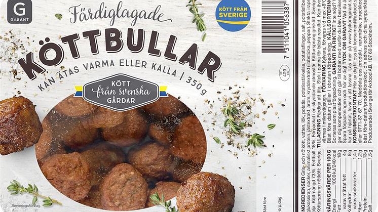 Garant färdiglagade köttbullar 350 g