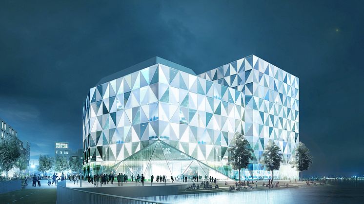 Prisma blir Helsingborgs nya stadsikon - mitt i den nya hållbara stadsdelen Oceanhamnen.