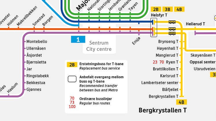 Buss for bane i to uker